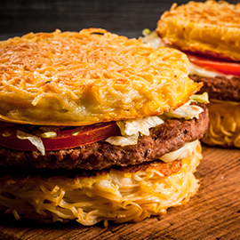 3. Pasta Burger 3. Pasta Burger
