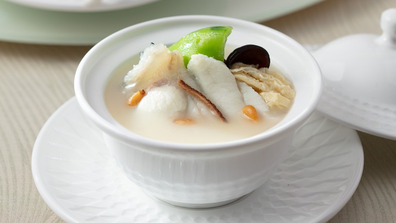 上湯花膠浸龍膽 上湯花膠浸龍膽